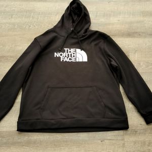 Men's north face black hoodie xxl